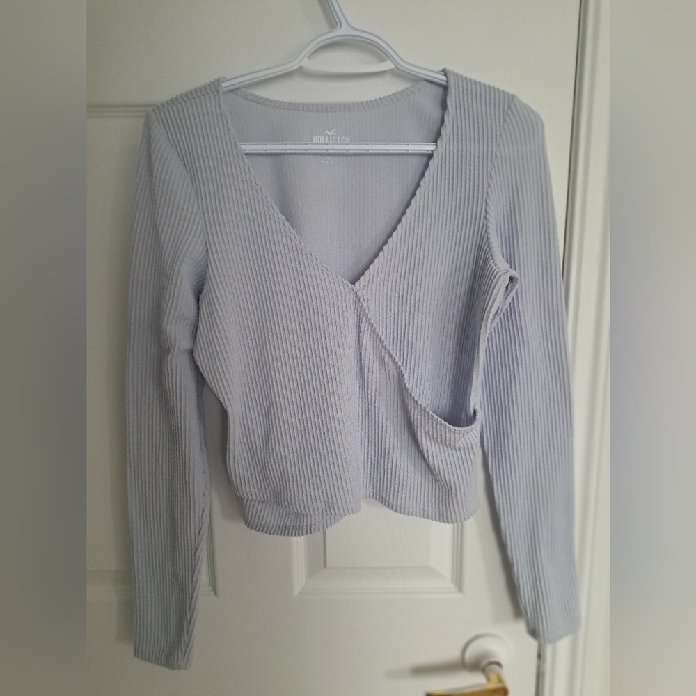 Hollister Purple Cross Over Top